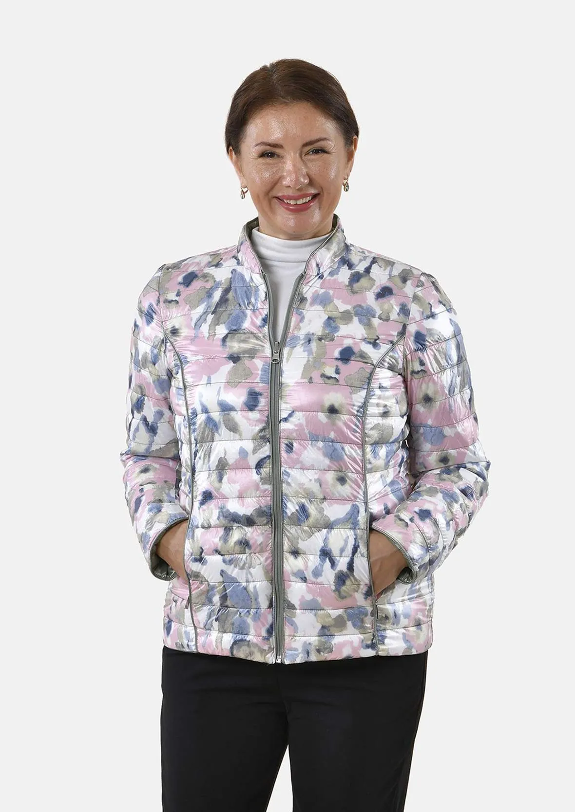 Reversible Floral Padded Jacket