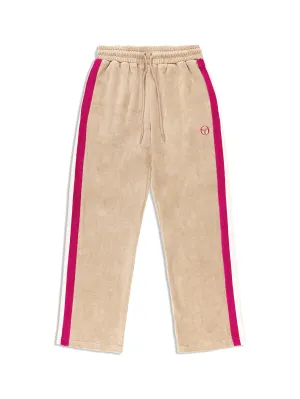 Rosa Velour Track Pant- Humus