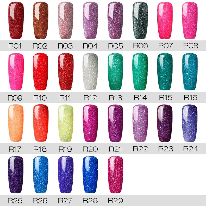 ROSALIND Gel Nail Polish All For Manicure Set 7ML Semi Permanent Vernis UV Top Coat Poly Gel Varnish Hybrid Gel Nail Polish