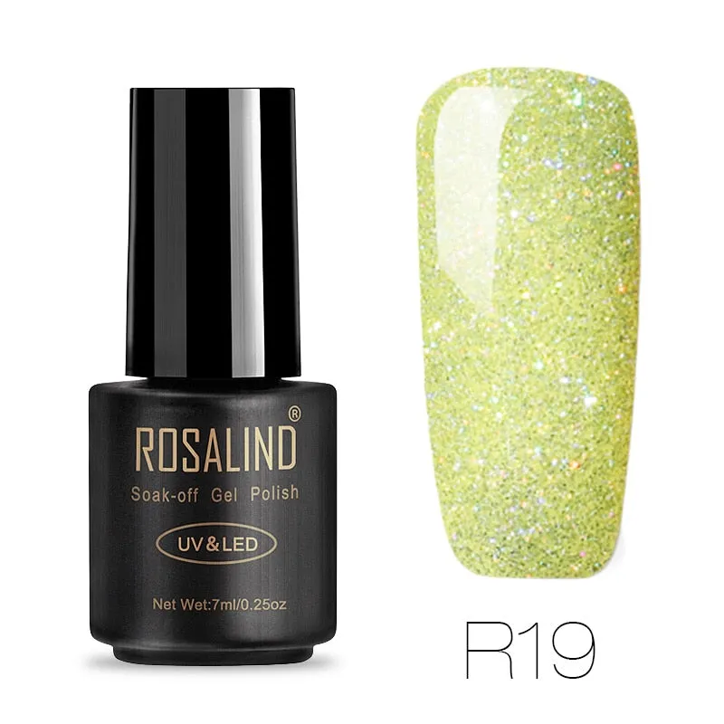 ROSALIND Gel Nail Polish All For Manicure Set 7ML Semi Permanent Vernis UV Top Coat Poly Gel Varnish Hybrid Gel Nail Polish