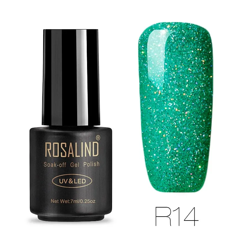 ROSALIND Gel Nail Polish All For Manicure Set 7ML Semi Permanent Vernis UV Top Coat Poly Gel Varnish Hybrid Gel Nail Polish