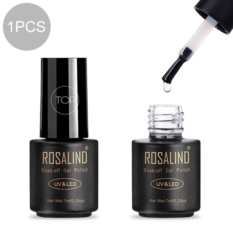 ROSALIND Gel Nail Polish All For Manicure Set 7ML Semi Permanent Vernis UV Top Coat Poly Gel Varnish Hybrid Gel Nail Polish