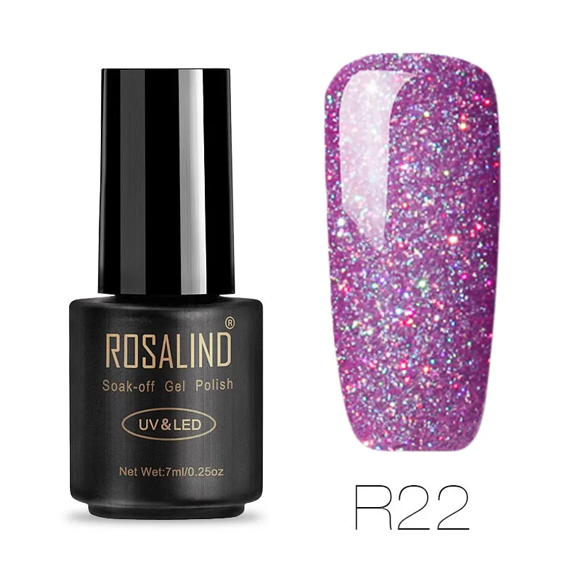 ROSALIND Gel Nail Polish All For Manicure Set 7ML Semi Permanent Vernis UV Top Coat Poly Gel Varnish Hybrid Gel Nail Polish