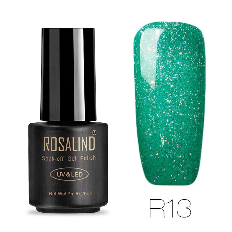 ROSALIND Gel Nail Polish All For Manicure Set 7ML Semi Permanent Vernis UV Top Coat Poly Gel Varnish Hybrid Gel Nail Polish