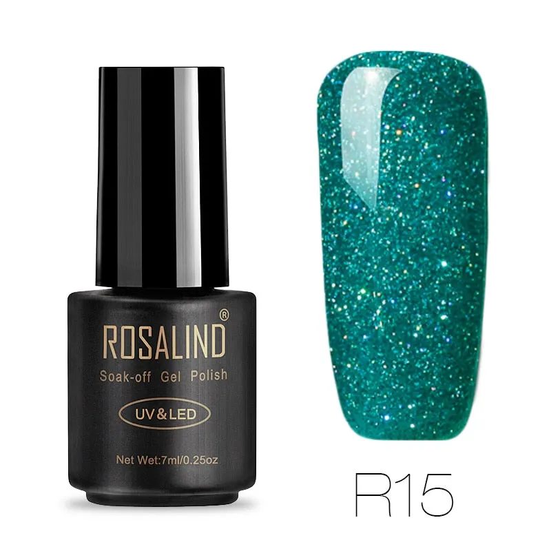 ROSALIND Gel Nail Polish All For Manicure Set 7ML Semi Permanent Vernis UV Top Coat Poly Gel Varnish Hybrid Gel Nail Polish