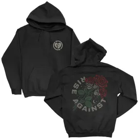 Roses Pullover Hoodie (Black)