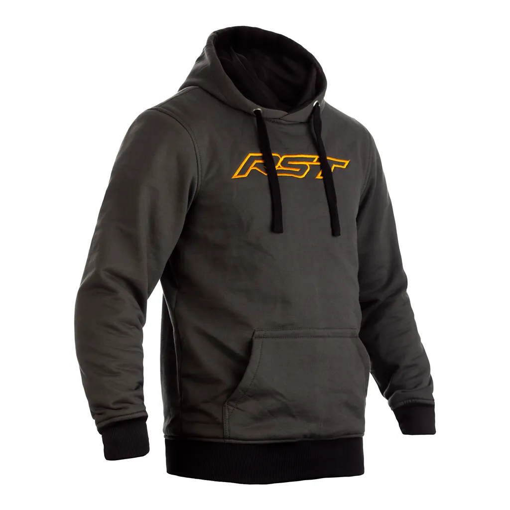 RST 102412 Pullover Reinforced Lined CE Textile Hoodie - Green / Ochre