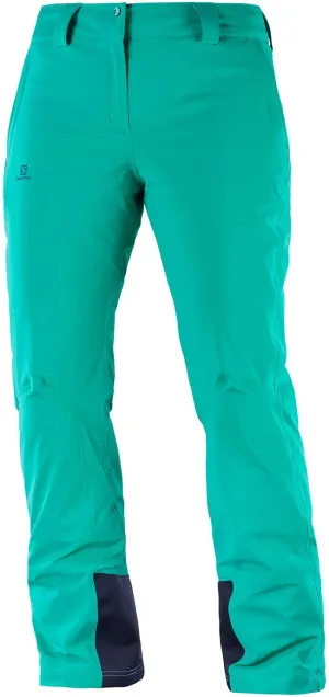 Salomon Ski Clothing Womens Icemania Pant Waterfall