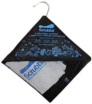 Scrubba Drying Combo - Portable, Compact Clothes Drying Kit for Travel, Camping, Hiking