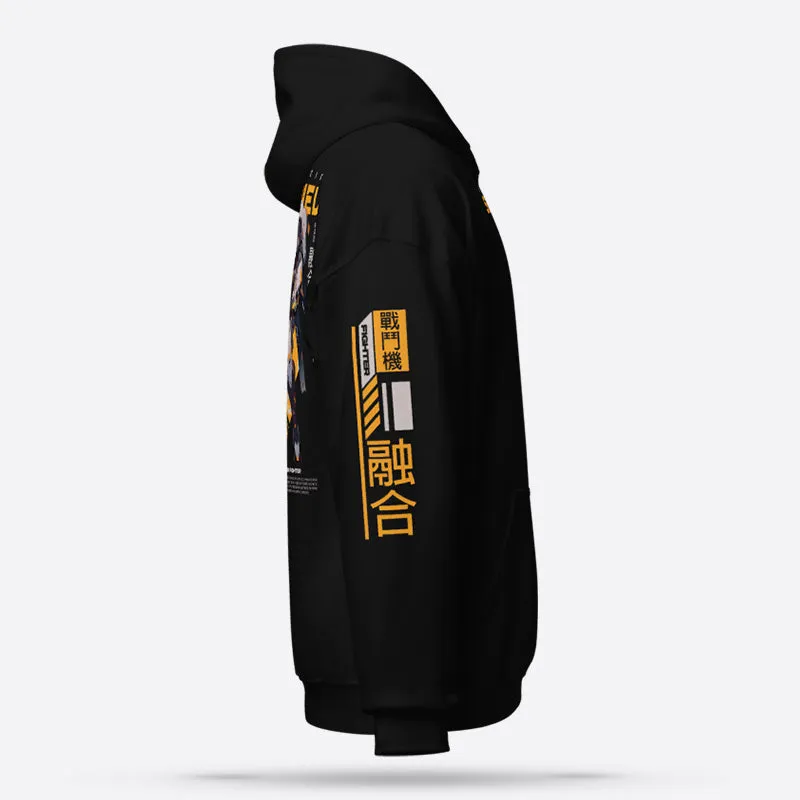 Sentinel Hoodie Pullover Black Graphic Hoodie Premium