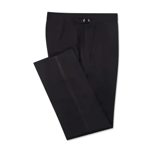 Separate Dinner Trouser in Black Twill