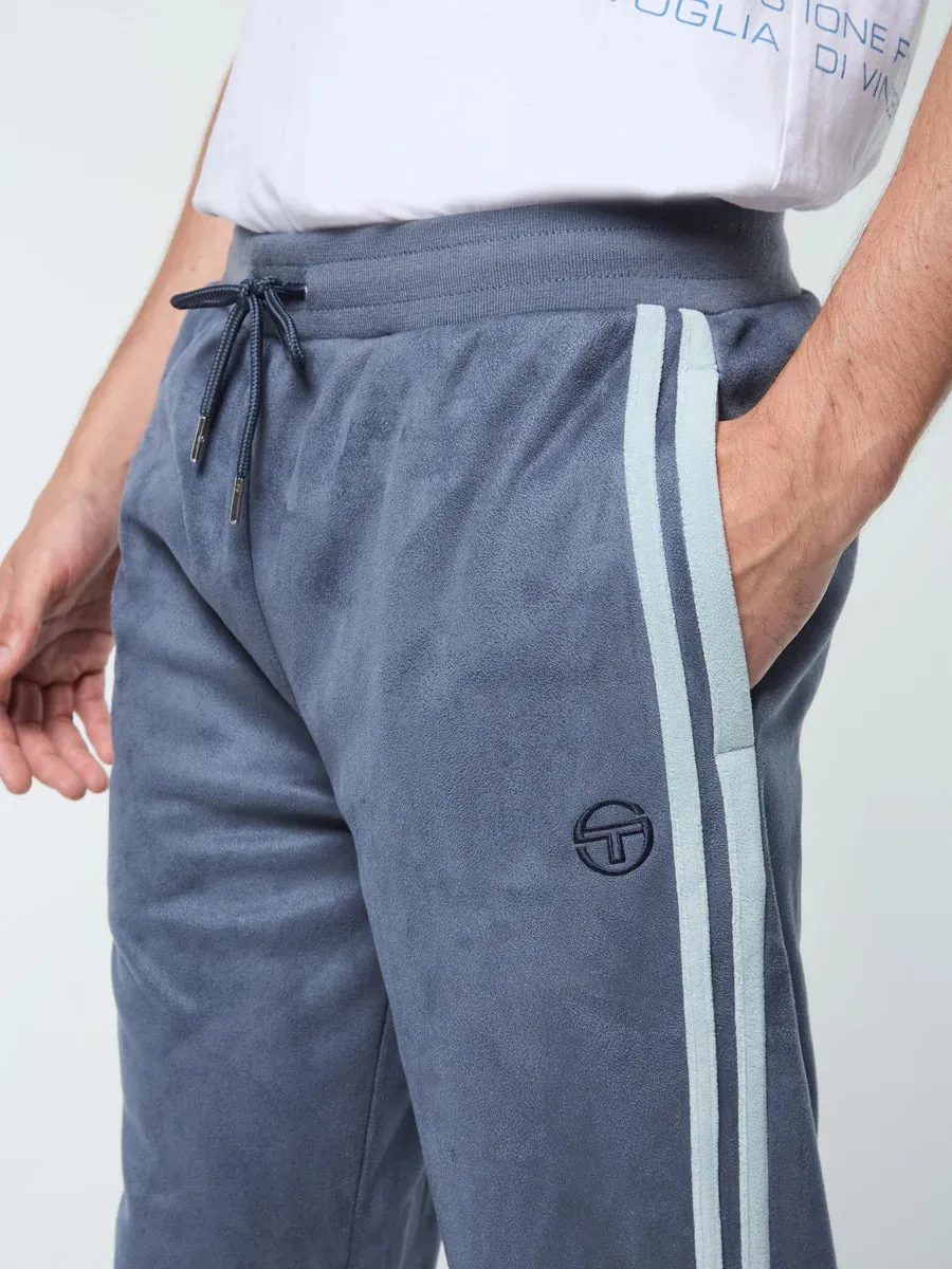 Sergio Tacchini Velour Damarindo Track Pants - Grisaille