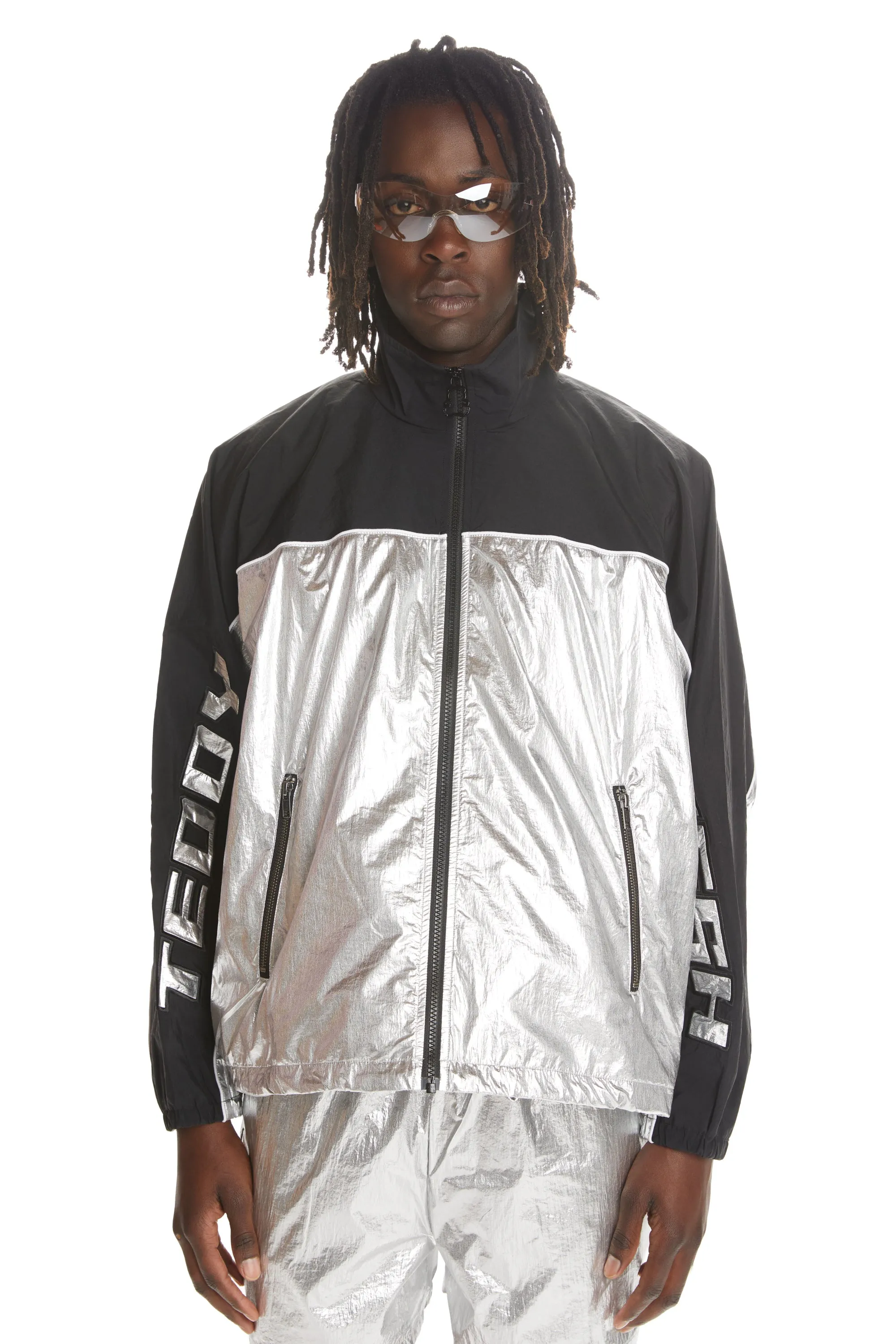 Silver Panel Track Jacket