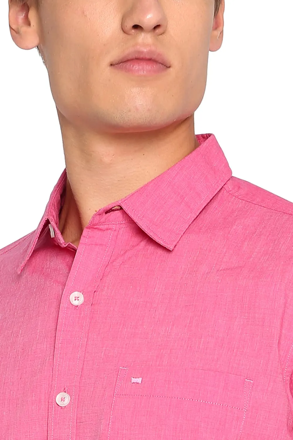 Slim Fit Fil A Fil Shirt