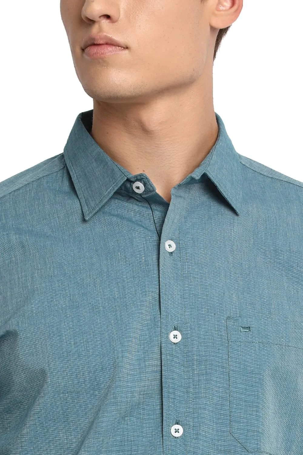 Slim Fit Fil A Fil Shirt