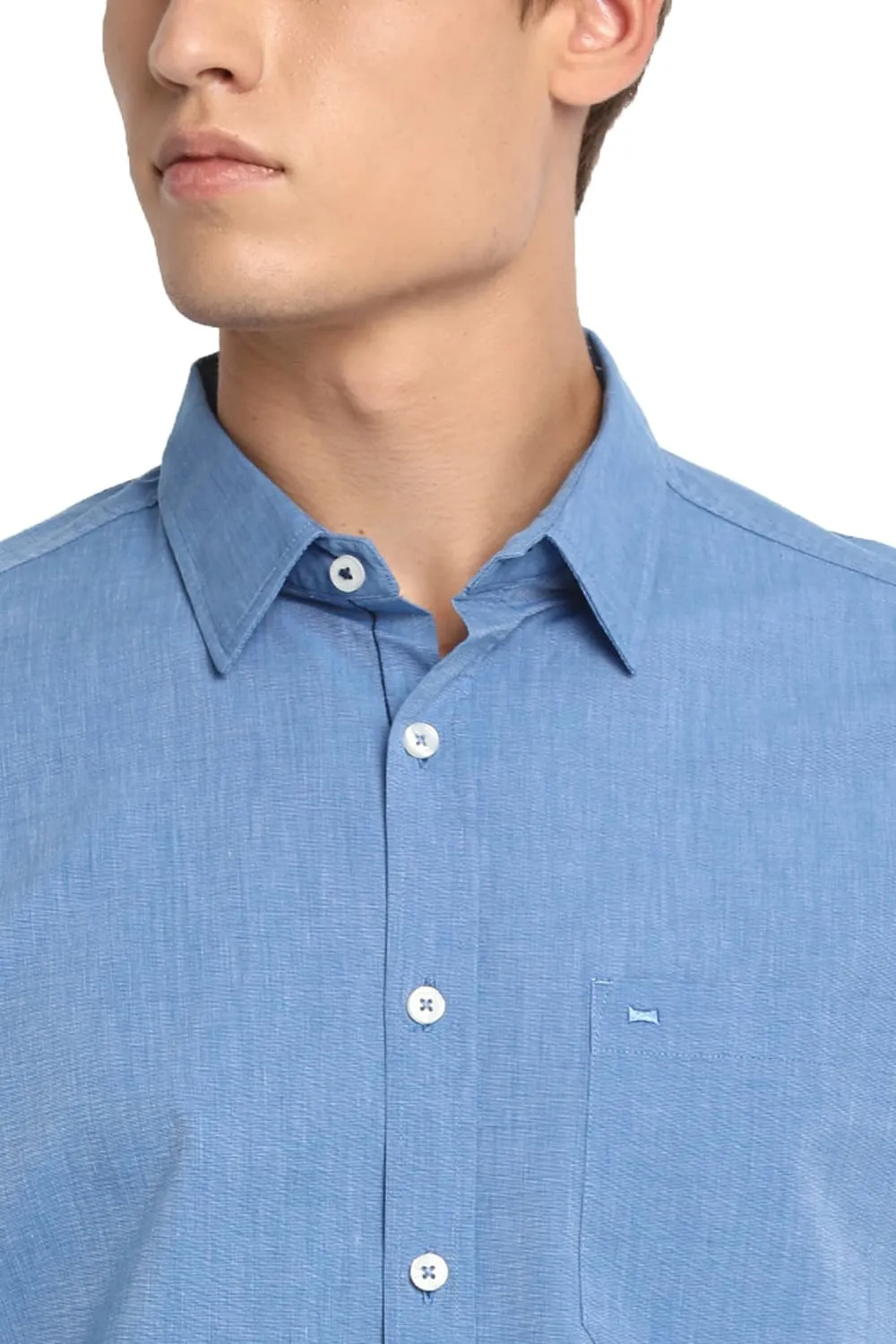 Slim Fit Fil A Fil Shirt