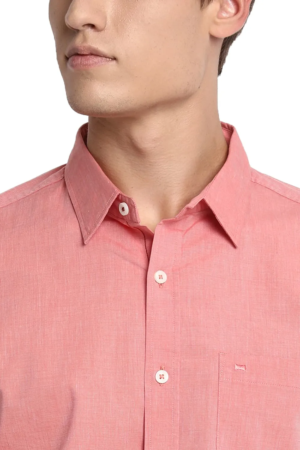 Slim Fit Fil A Fil Shirt