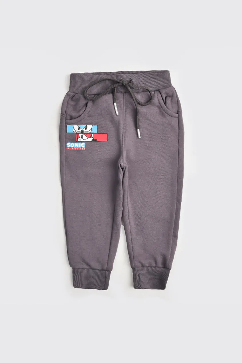 Sonic Character Boys' Grey Trousers