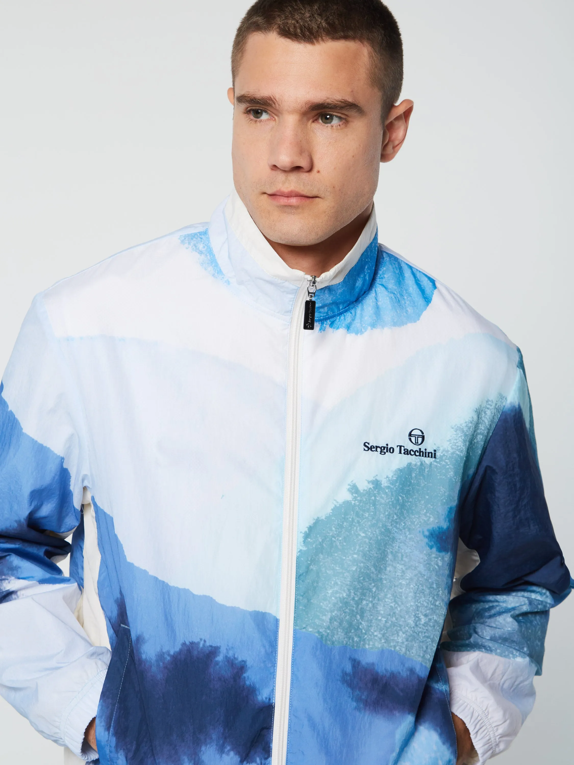 Spiaggia Track Jacket- Maritime Blue/ Multi