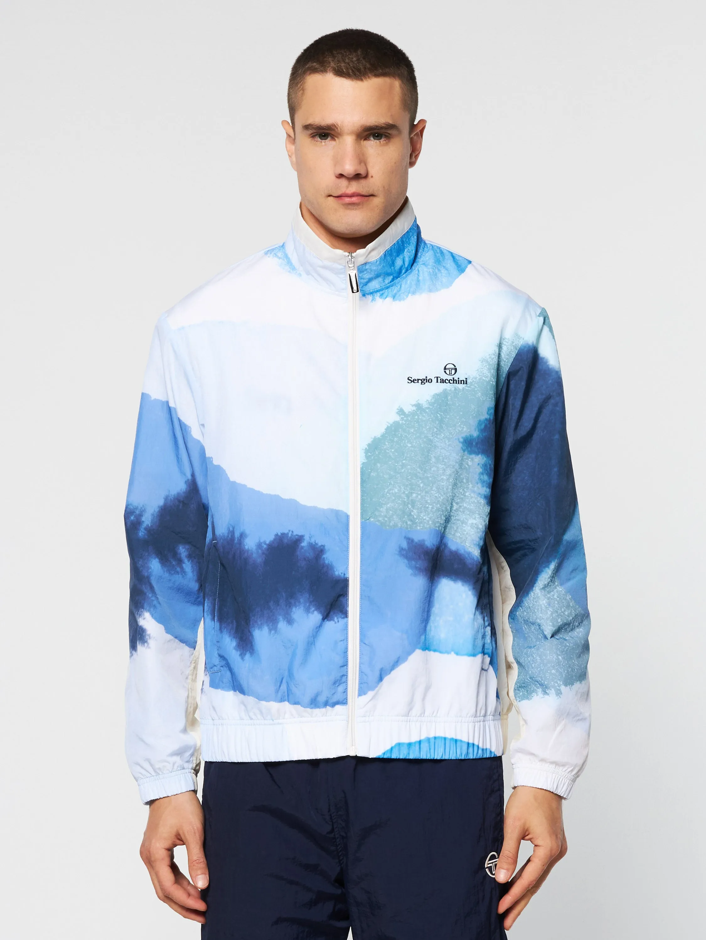 Spiaggia Track Jacket- Maritime Blue/ Multi