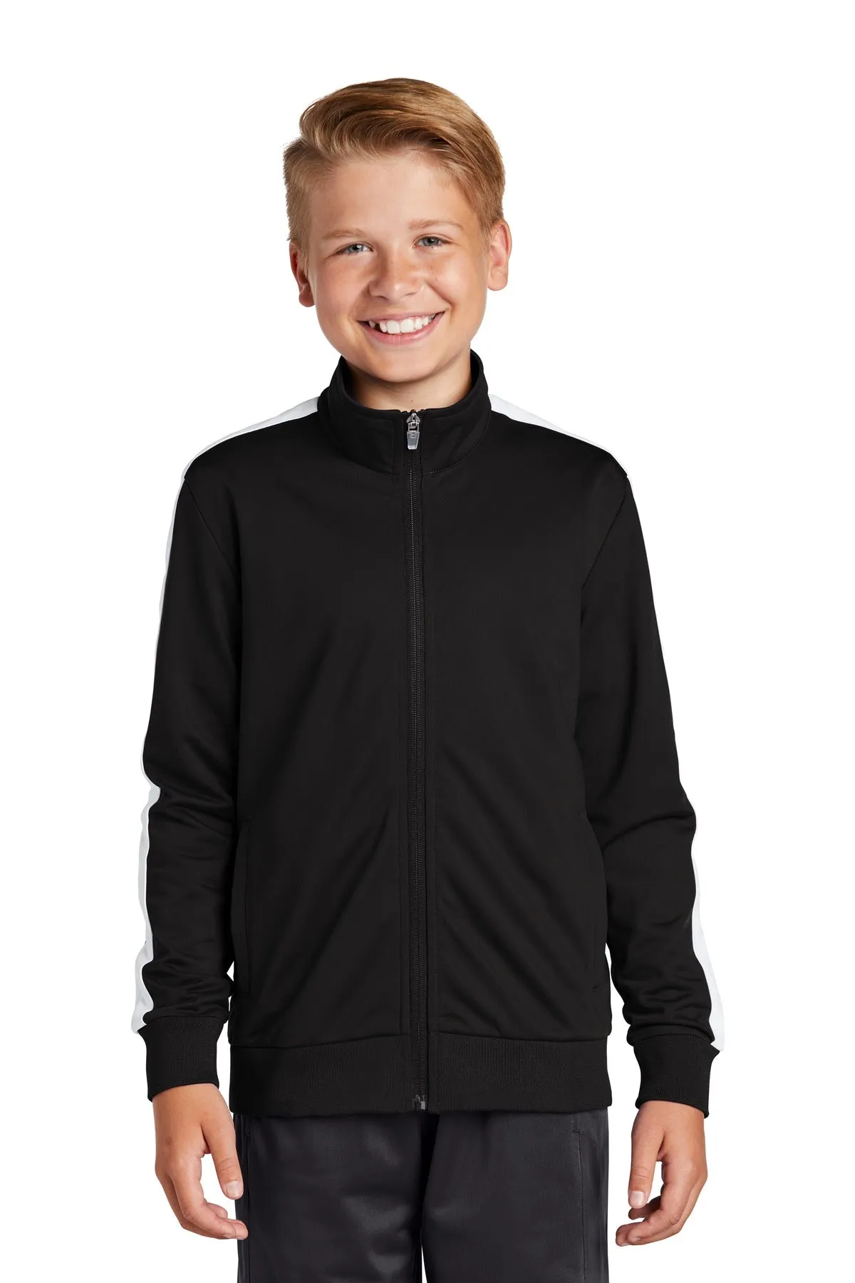 Sport-Tek ® Youth Tricot Track Jacket. YST94