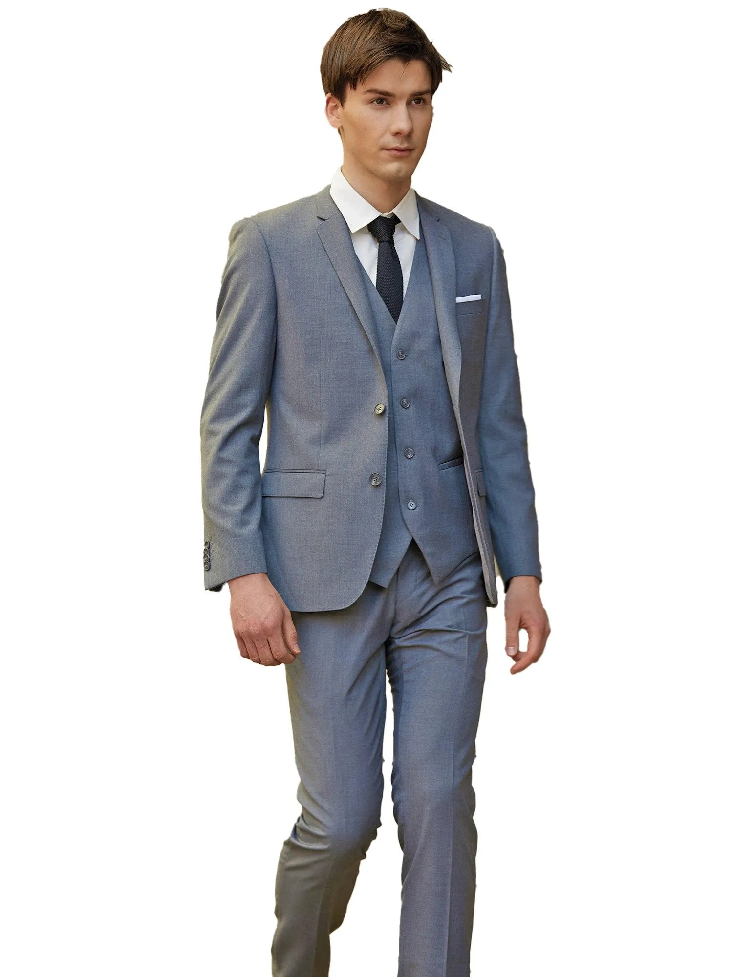 SSB3-Saul Grey Waist Coat