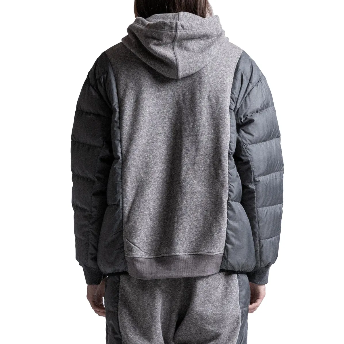 STAMPD Stacked Puffer Hoodie Grey