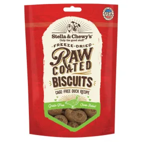 Stella & Chewy's Raw Coated Biscuits Cage Free Duck Dry Dog Food