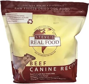 Steve's Real Food Beef Recipe Freeze-Dried Dog Food