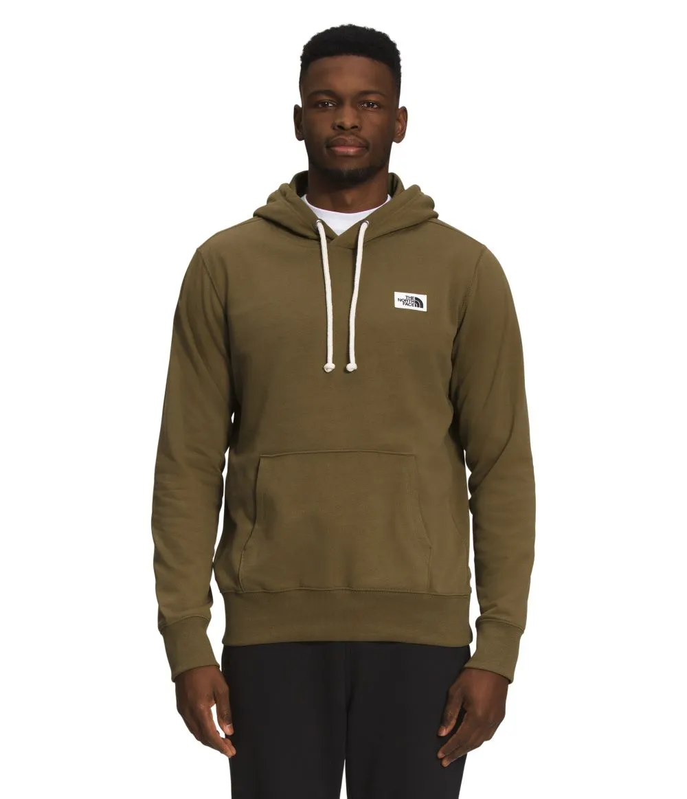 'The North Face' Men's Heritage Patch Pullover Hoodie - Military Olive