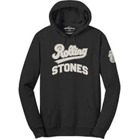 The Rolling Stones Unisex Pullover Hoodie: Team Logo & Tongue (Applique)