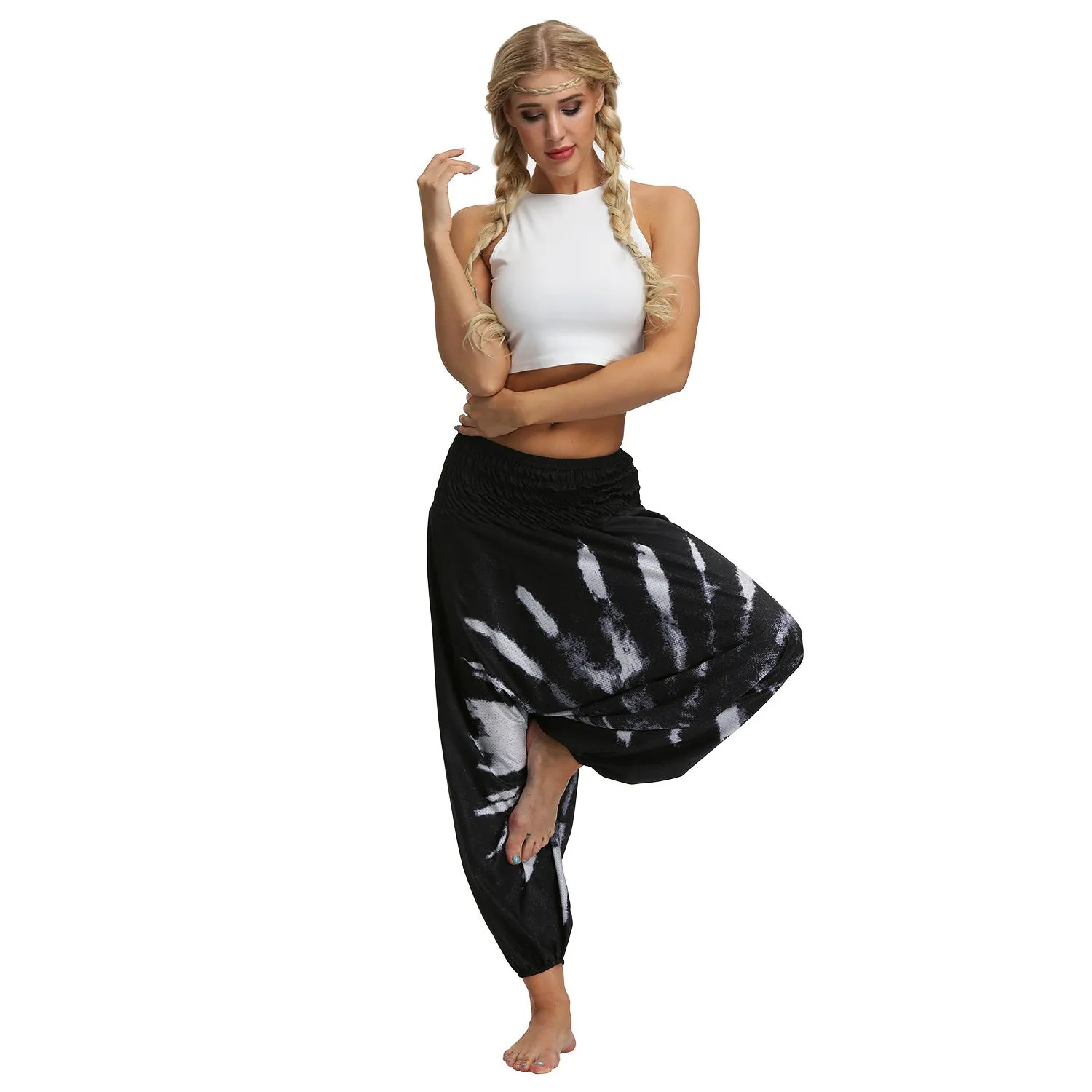 Tie-dye Gradient Women's Low Crotch Bloomers