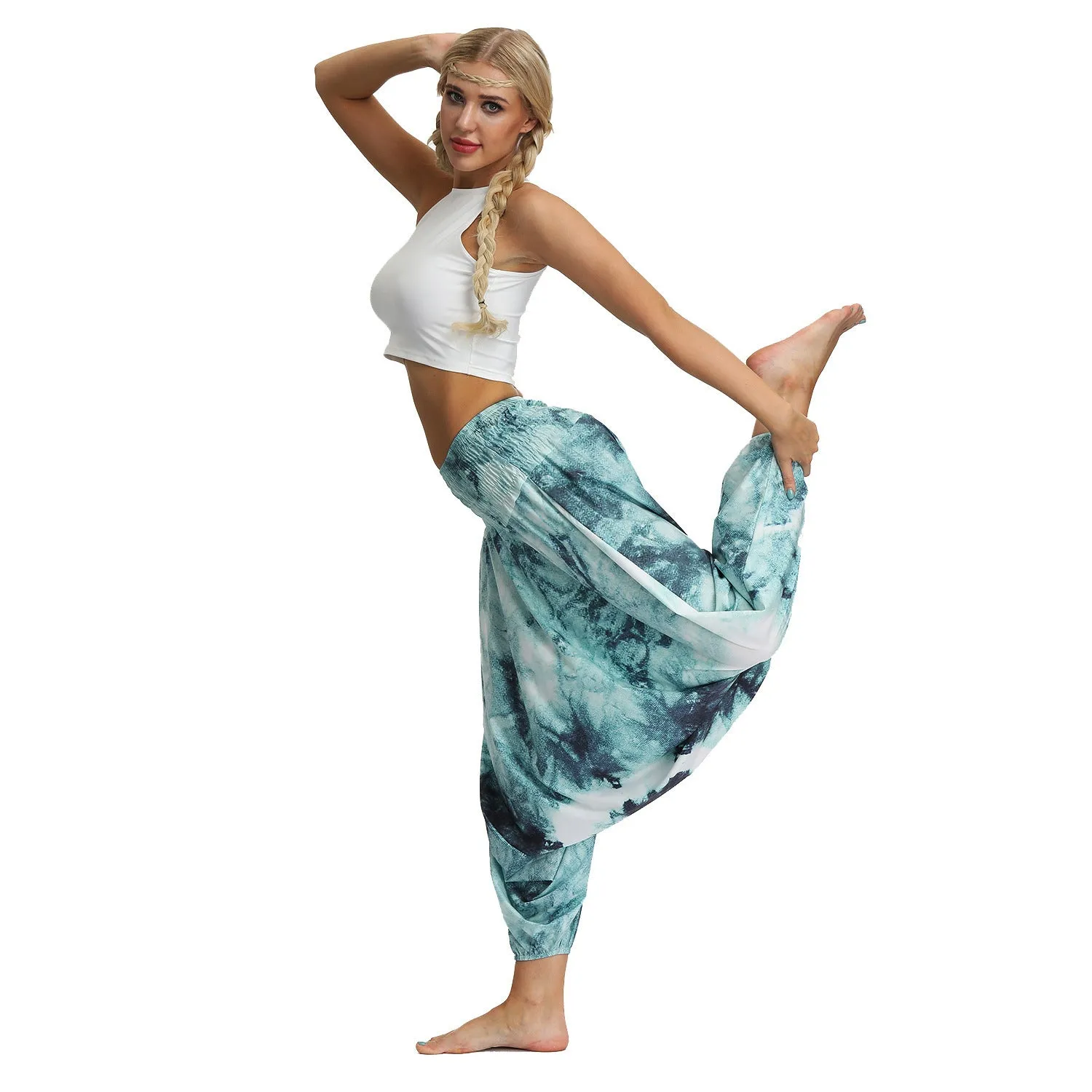 Tie-dye Gradient Women's Low Crotch Bloomers