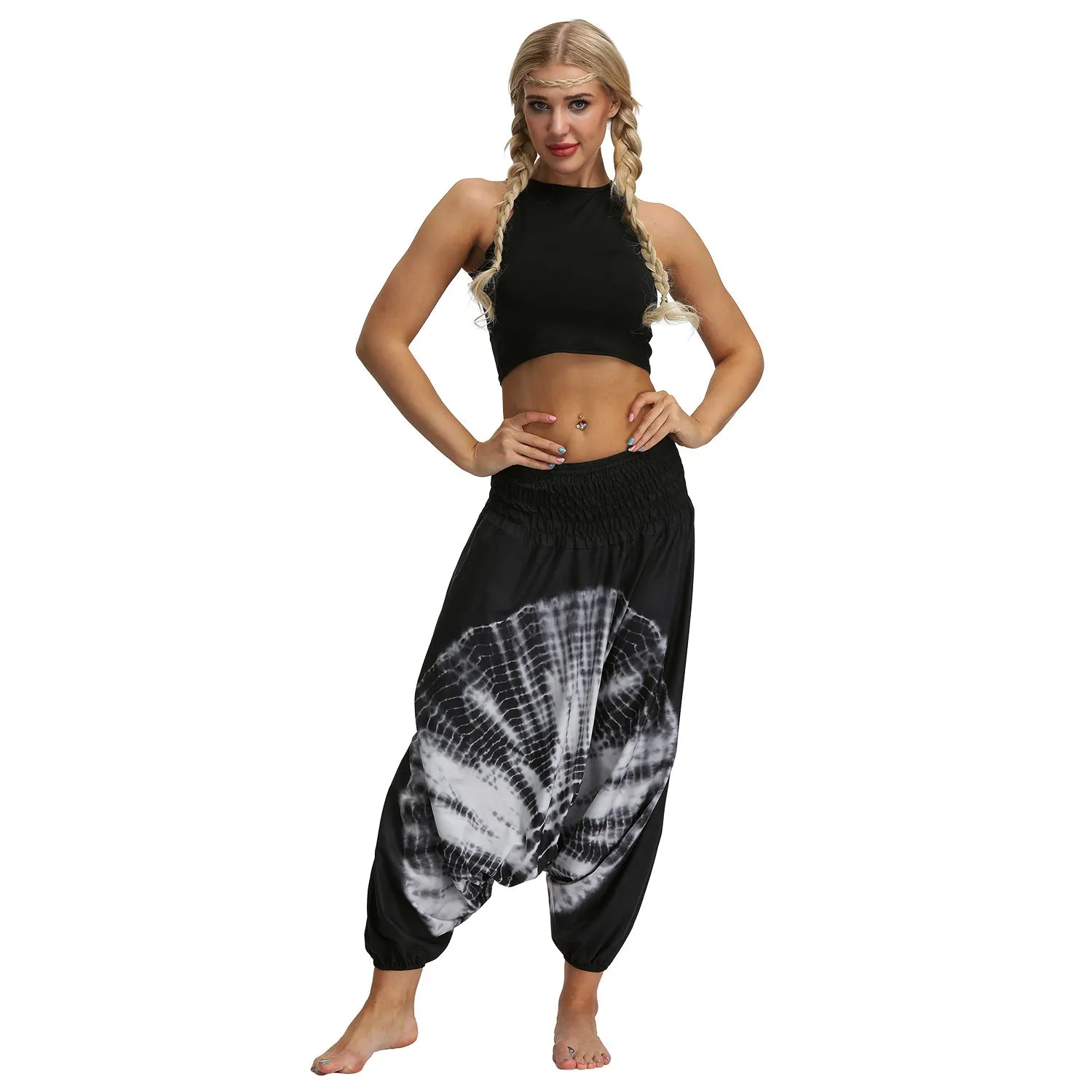 Tie-dye Gradient Women's Low Crotch Bloomers