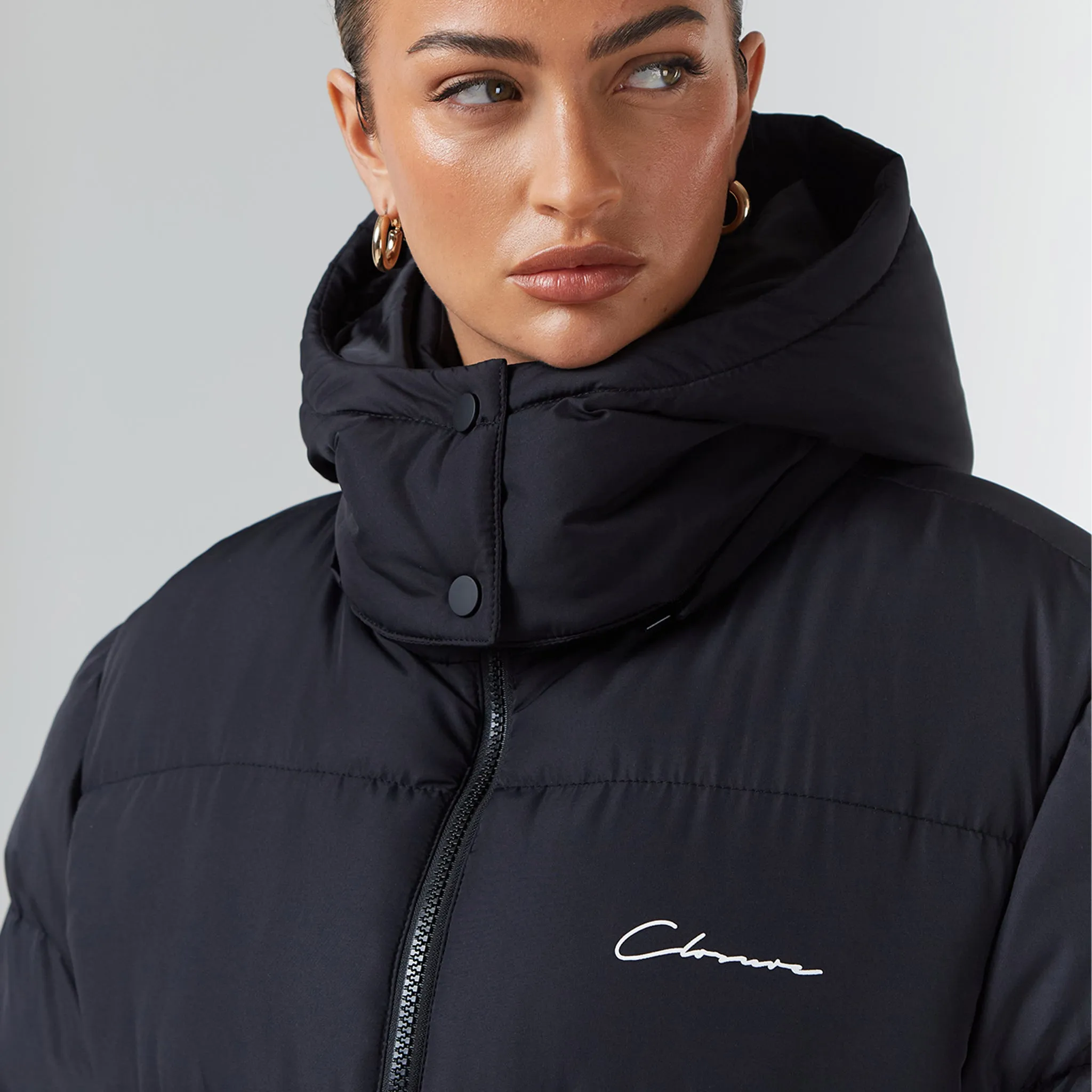 Toggle Waist Puffer | Black