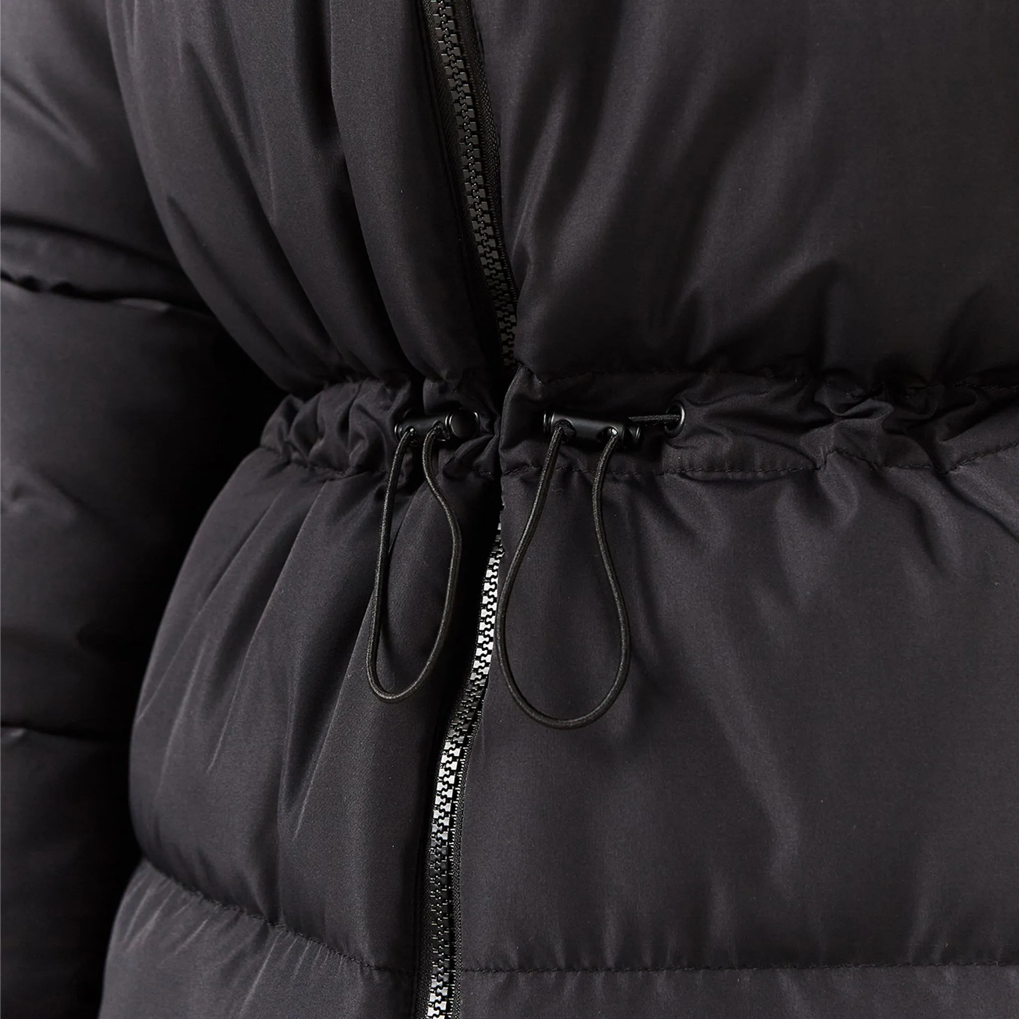 Toggle Waist Puffer | Black