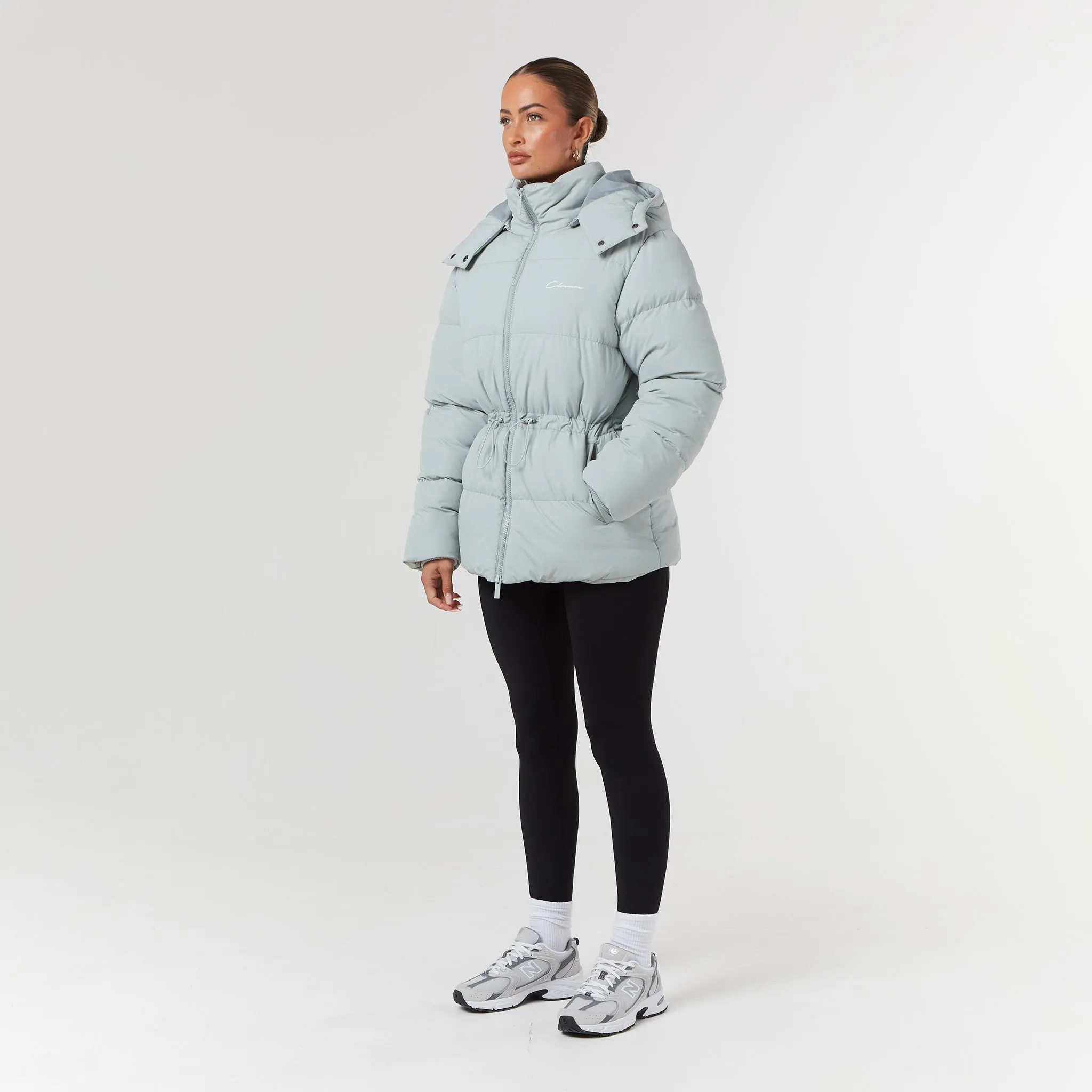 Toggle Waist Puffer | Sage