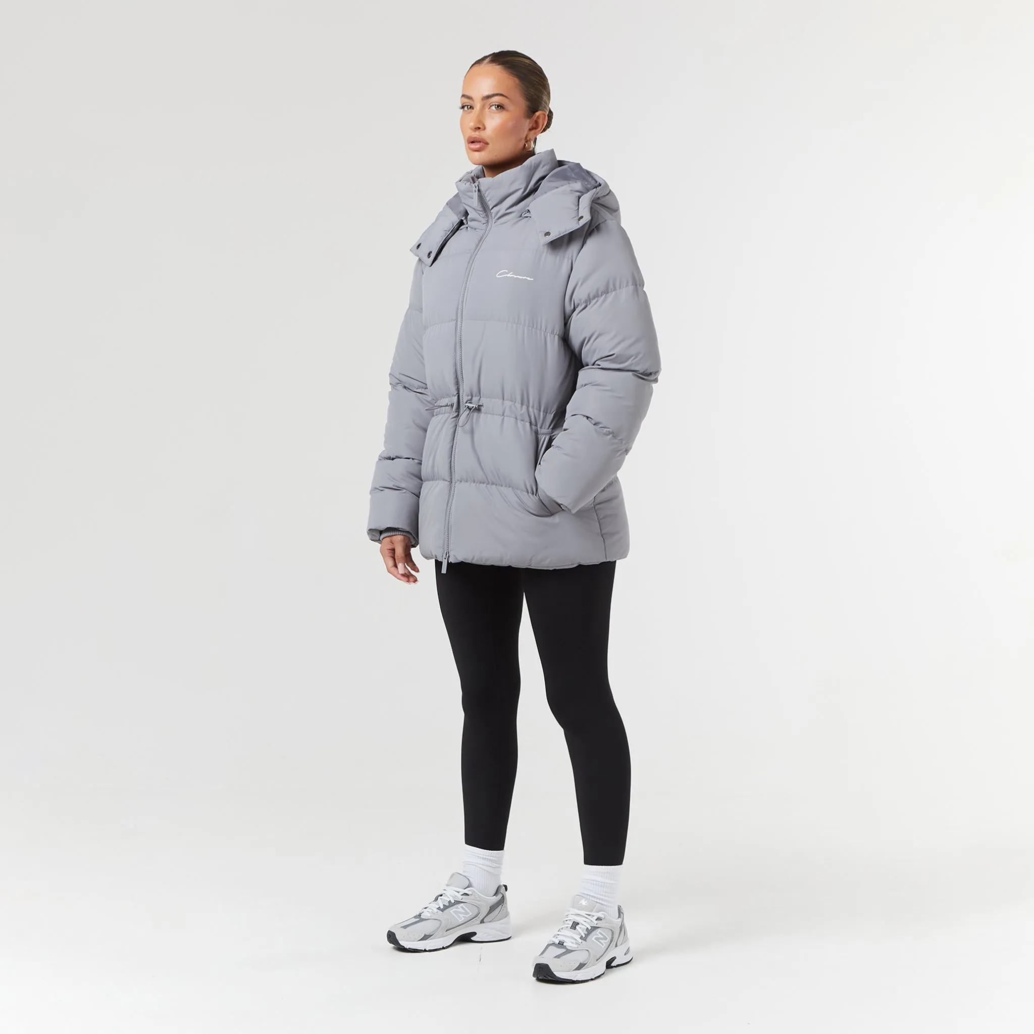 Toggle Waist Puffer | Slate