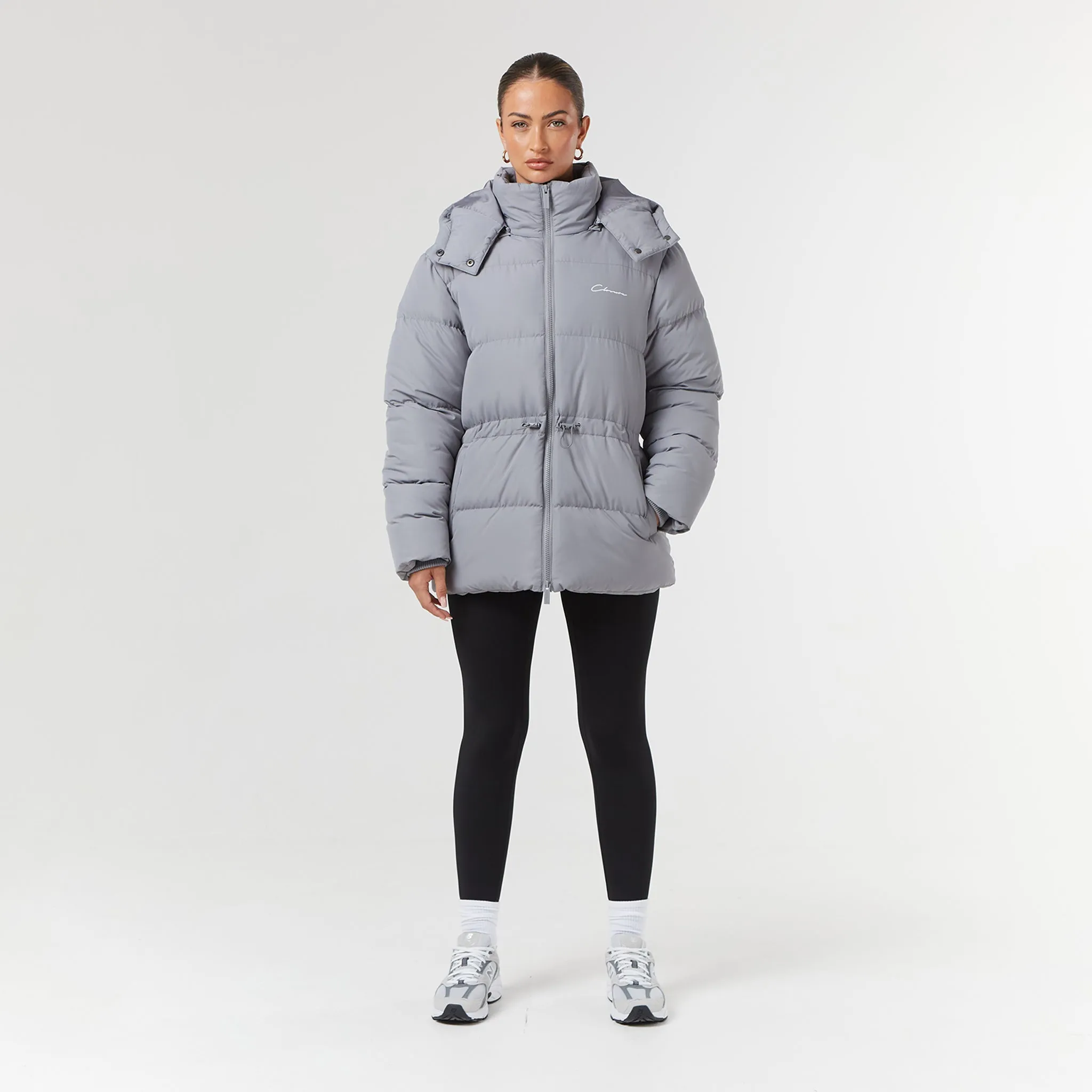 Toggle Waist Puffer | Slate