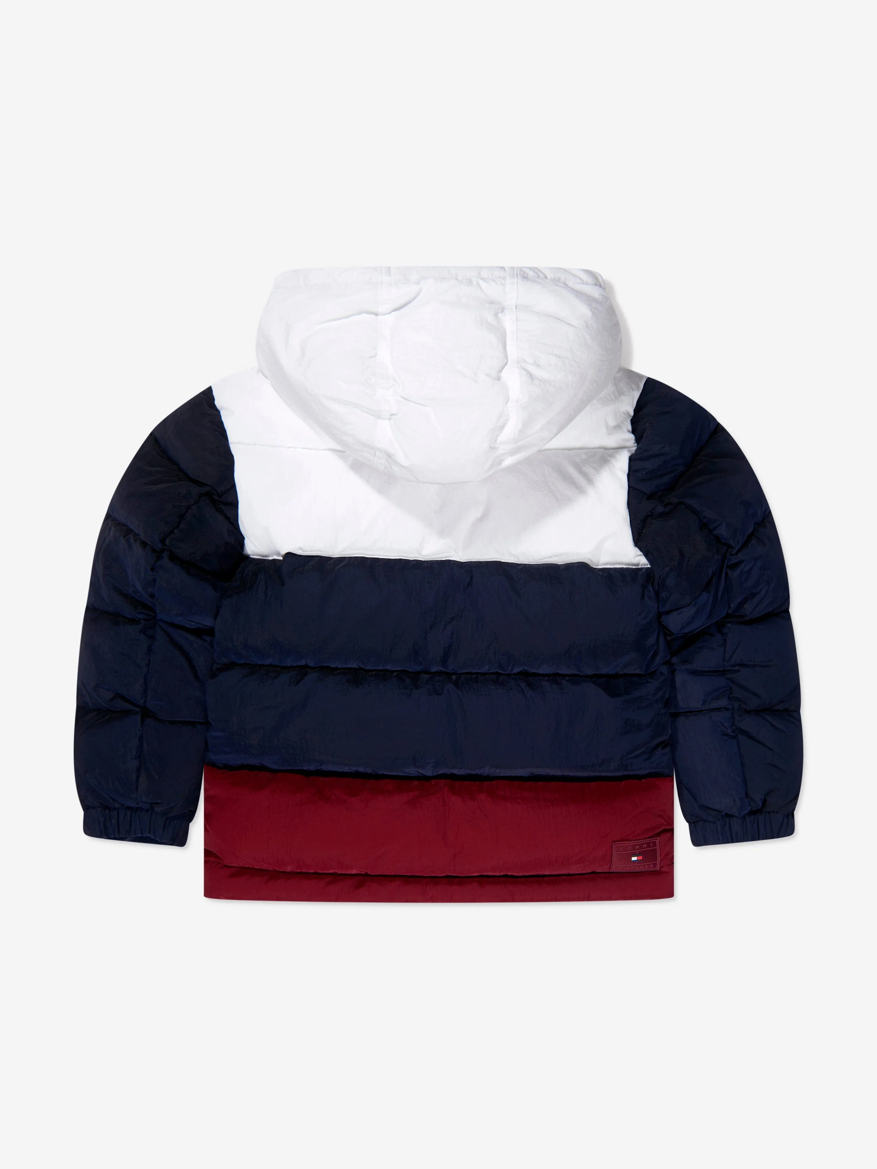 Tommy Hilfiger Boys Alaska Colourblock Puffer Jacket in Navy