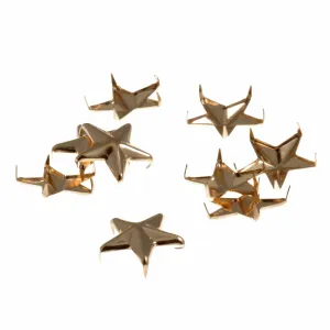 Trimits Gold Star Claw Studs - 16mm (Pack of 12)