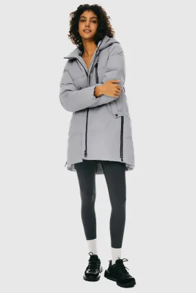 Two-Way Zipper Hooded Puffer Jacket