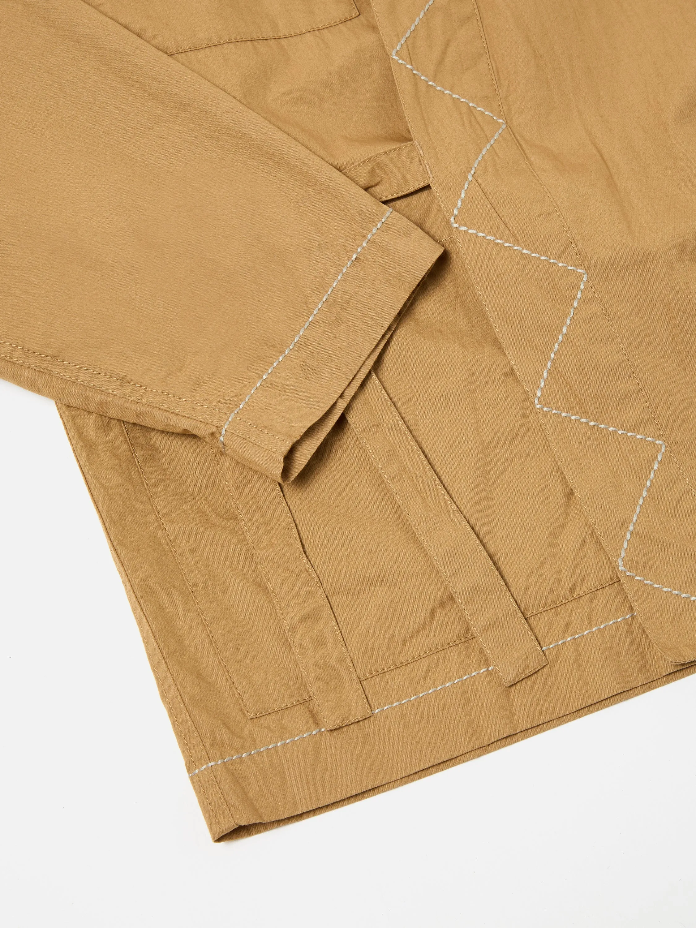 Universal Works Osaka Work Jacket in Sand Broad Cloth