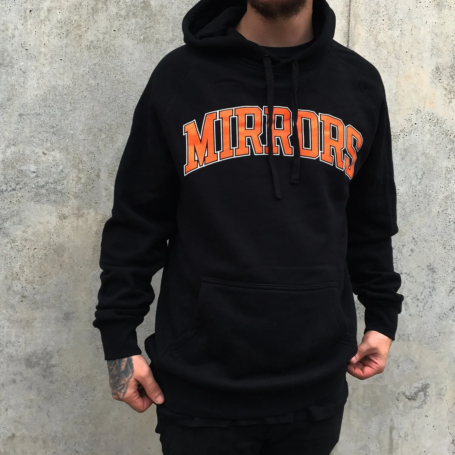 Varsity Pullover Hoodie (Black)