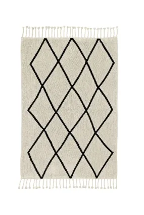 WASHABLE AREA RUG BEREBER BEIGE