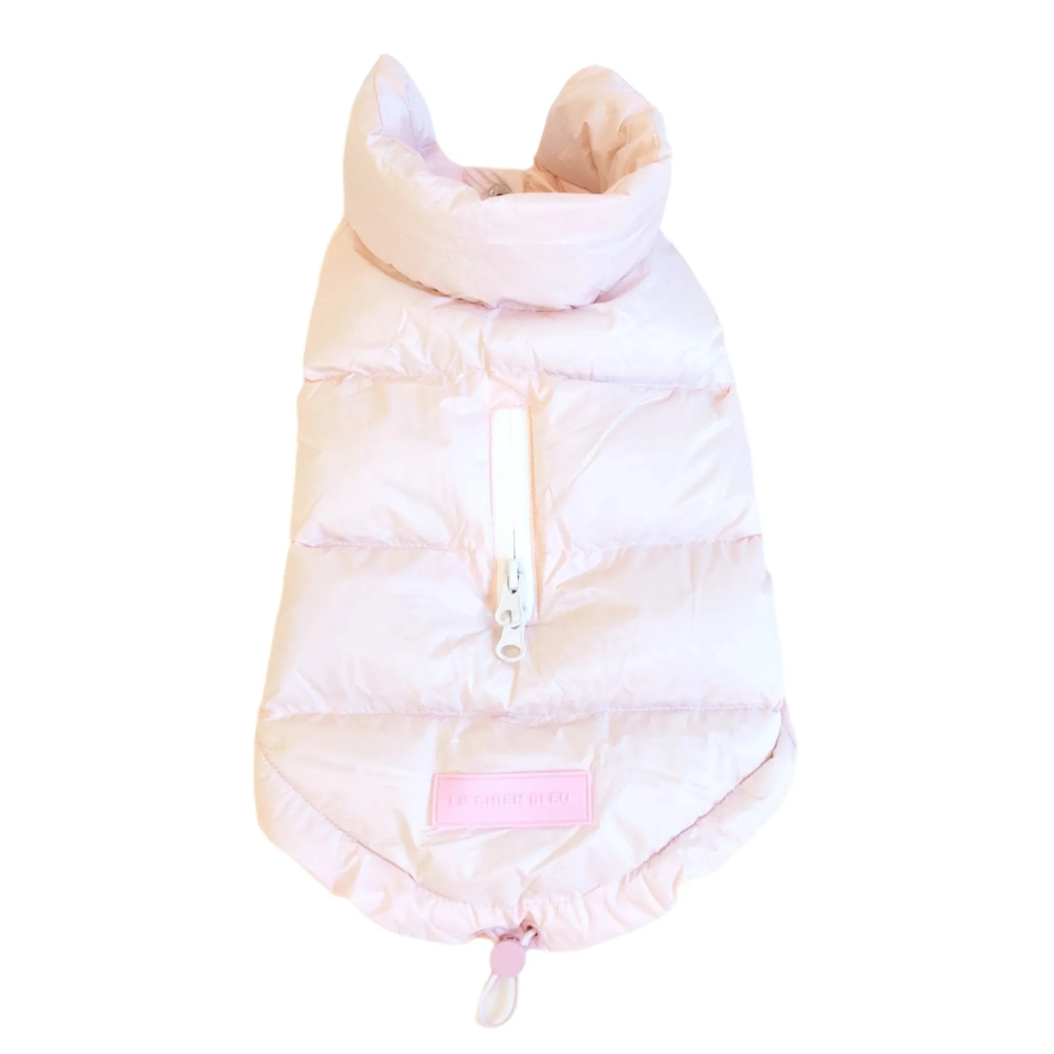 waterproof chien puffer - pink