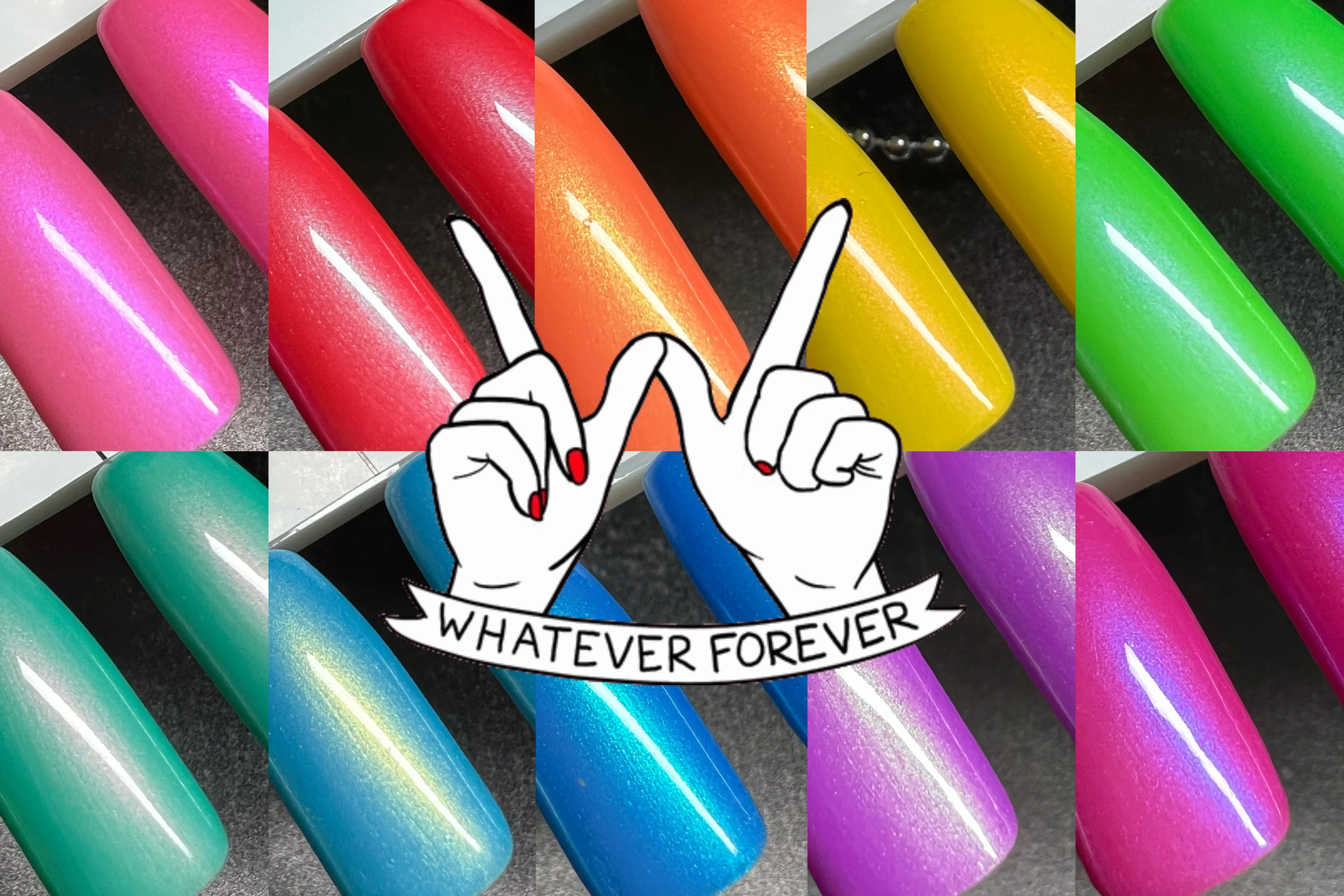 Whatever Forever full shimmer collection