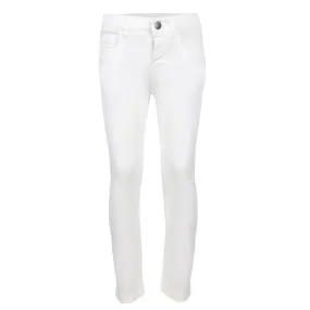 WHITE DENIM GIRLS TROUSERS FOR GIRLS