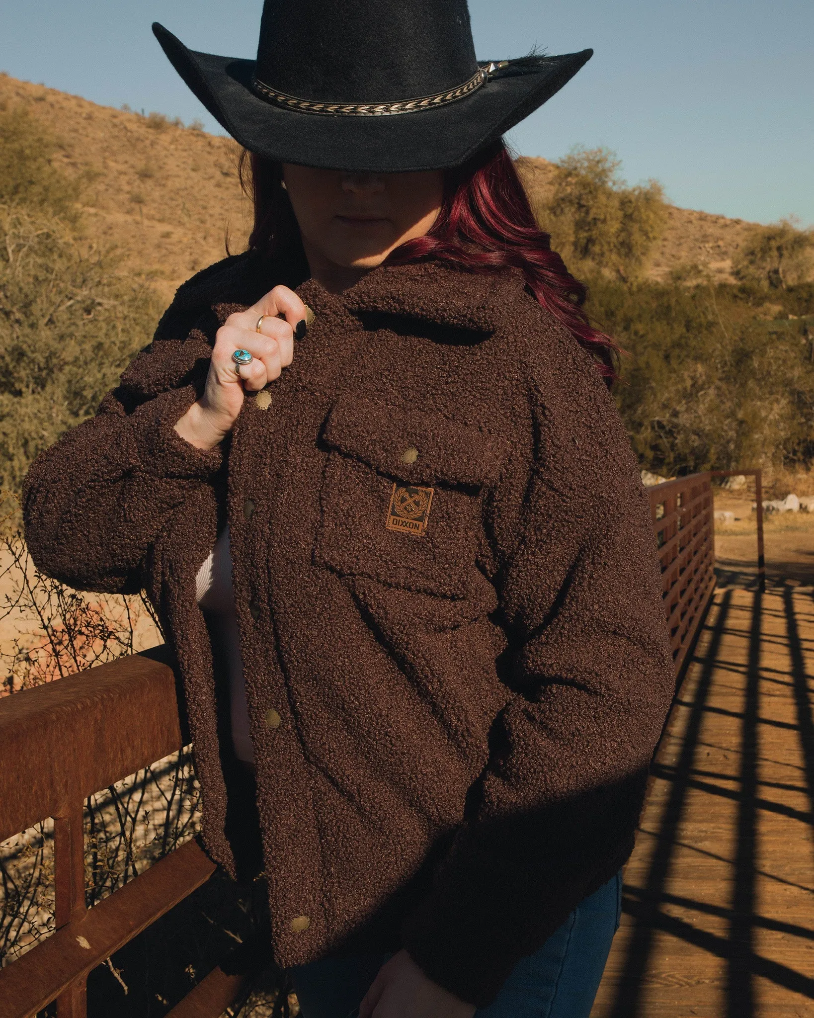 Women's Cheyenne Sherpa Jacket - Brown