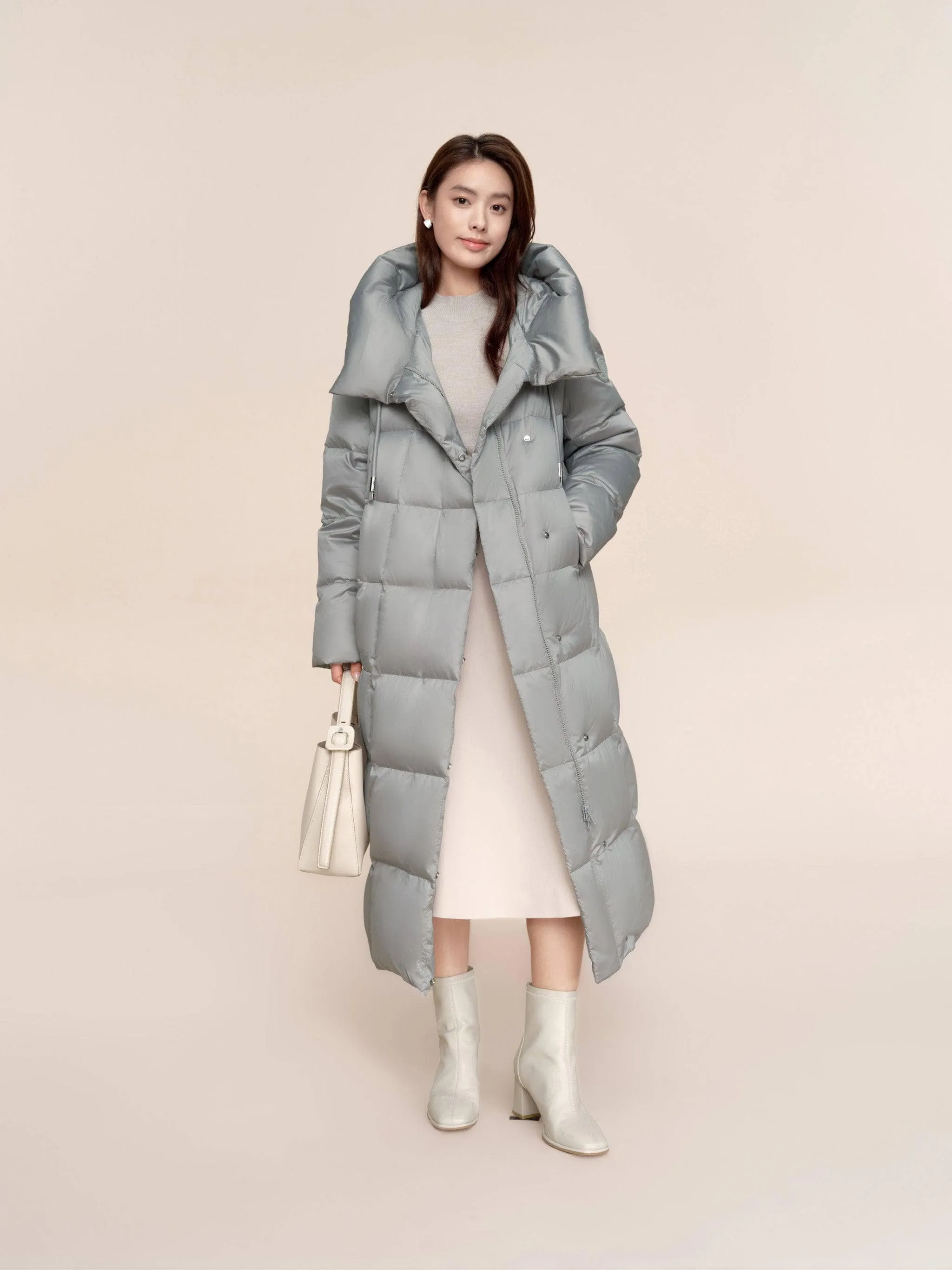 Women's Long Length Down Coat 5184